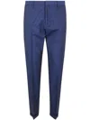 Paul Smith Tailored Tapered-leg Trousers In Blue