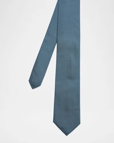 Paul Smith Men's Micro-dot Silk Tie In Blue