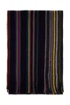Paul Smith Men's Multicolo Striped Wool Scarf In Multicolor