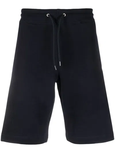 Paul Smith Navy Blue Zebra Logo Sweatshorts