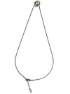 PAUL SMITH MEN NECKLACE DOUBLE RING,M1A.NECK.MRING.82.0