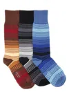 Paul Smith Three-pack Multicolor Isodore Socks In Multicolour