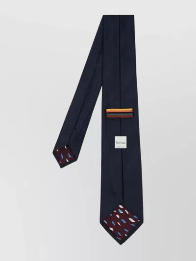Paul Smith Men's Patterned Rabbit Tie In Black
