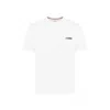 Paul Smith Off White Multi Stripe Emb Cotton T-shirt In White