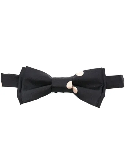 Paul Smith Textured Finish Polka Dot Bow Tie In Multicolor