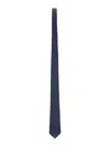 Paul Smith Polka-dot Satin Tie In Blue