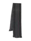 Paul Smith Men Scarf Db Side Strp Accessories In Black