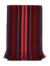 Paul Smith Men Scarf Db Side Strp Accessories In Gold