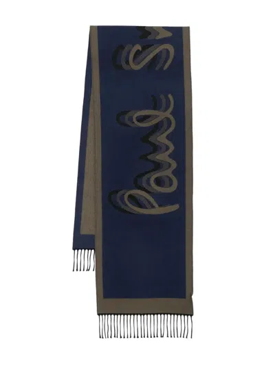 PAUL SMITH PAUL SMITH MEN SCARF FADED INT JACQ