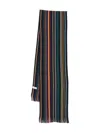 Paul Smith Men Scarf Ivan Stripe Accessories In Multi