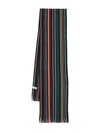 Paul Smith Men Scarf Ivan Stripe Accessories In Multi