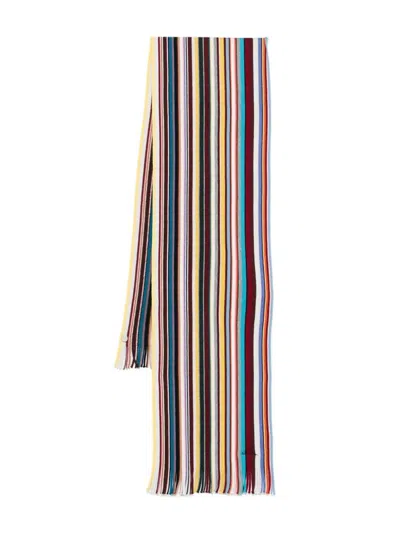 Paul Smith Men Scarf Signature Accessories In Multi