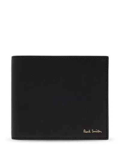 PAUL SMITH PAUL SMITH MEN'S SIGNATURE STRIPE LEATHER WALLET