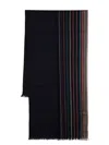 Paul Smith Men Signature Stripe Wool Scarf