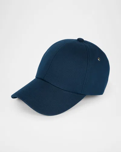 Paul Smith Men's Signature-trim Baseball Cap In Dark Navy