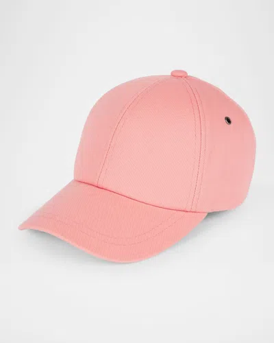 Paul Smith Men's Signature-trim Baseball Cap In Pink