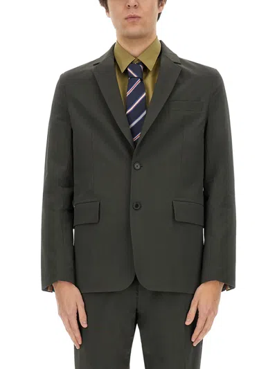Paul Smith Men Single-breasted Jacket In Gray