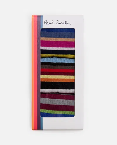 Paul Smith Men Sock 3 Pack Mix In Multicolour