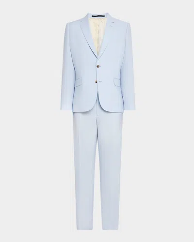 Paul Smith Men's Soho-fit Linen Sport Coat In Blue