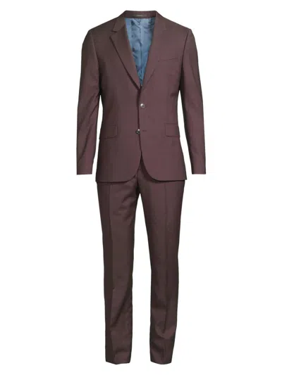 Paul Smith Men's Soho Fit Wool Suit In Brown