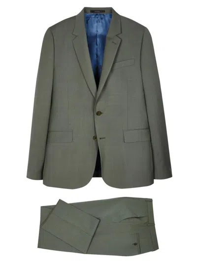 Paul Smith Men's Soho-fit Wool Two-button Suit In Green