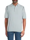 Paul Smith Organic Cotton Polo Shirt In Blue