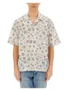 Paul Smith Men's Souvenir Print Shirt | Size Small | M1r905up02672 Color 40 In Multicolour