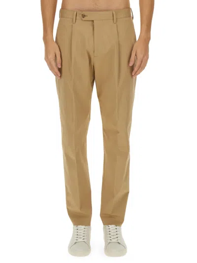 Paul Smith Men Straight Leg Pants In Beige