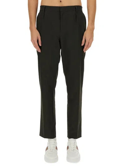 Paul Smith Straight Leg Pants In Brown