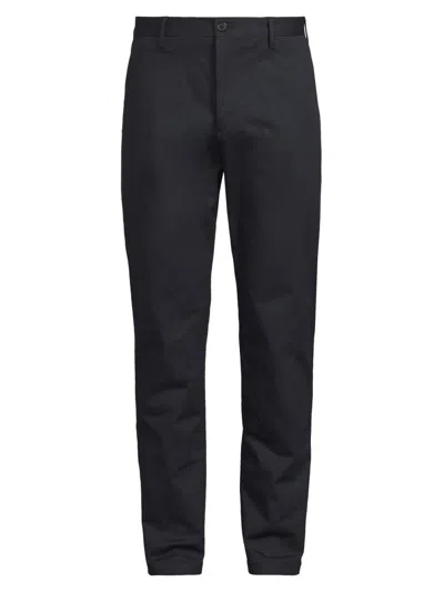 Paul Smith Men's Stretch-twill Straight-leg Trousers In Blue