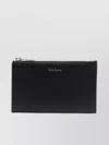 Paul Smith Men Stripe Pattern Zip Wallet
