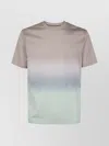 Paul Smith Mauve 'hazy Stripe' Print T-shirt Purple In Brown
