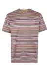 Paul Smith 'signature Stripe' Cotton T-shirt Multicolour In Multicolour