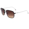 Paul Smith Men's 58 Mm Brown Sunglasses In Black