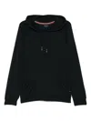 Paul Smith Hoodie With Drawstring Hood And Front Pouch Pocket In Black