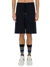 Paul Smith Men Sweatshirt Bermuda In Blue