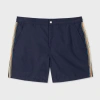 Paul Smith Men Swim Short Sig Stripe In Navy