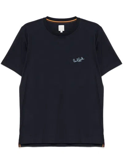 PAUL SMITH MEN'S T-SHIRTS AND POLOS BLUE