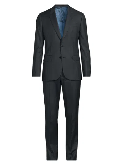 Paul Smith Men's Tailored Fit Two-button Wool Suit In Blue