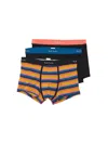 Paul Smith Three Striped Panties Set With Elastic Waistband In Black