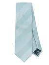 Paul Smith Men Tie 8cm Tonal Stripes Accessories In Blue