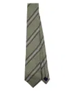 Paul Smith Men Tie Block Stripe Accessories In Mitgr