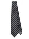 Paul Smith Men Tie Mini Multi Strap In Blue