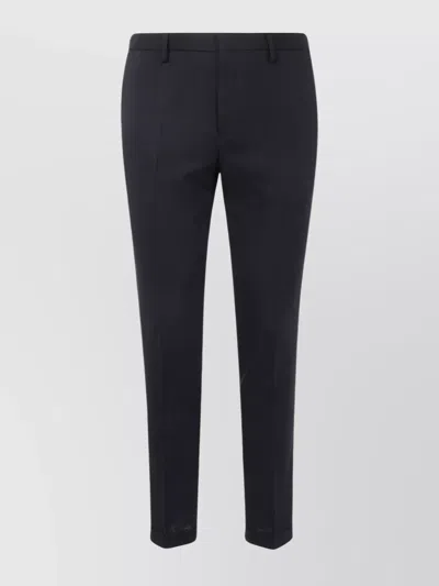 Paul Smith Pleated-cuffed Trousers In Black