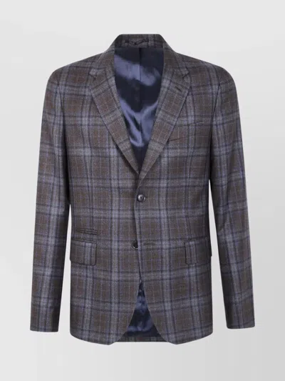 PAUL SMITH MEN'S TWO BUTTON JACKET WITH NOTCH LAPEL