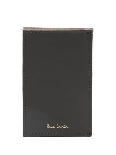 Paul Smith Men Wallet Concertina Cc Holder Accessories In Brown