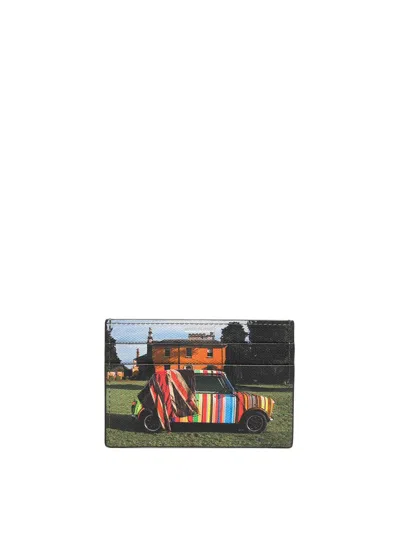 Paul Smith Men Wallet Ew Credit Card Case In Black