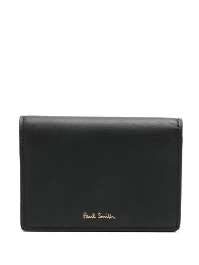 Paul Smith Men Wallet Fldr Crd Hldr In Black