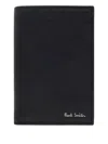 Paul Smith Mini Pixelated Leather Wallet In Black