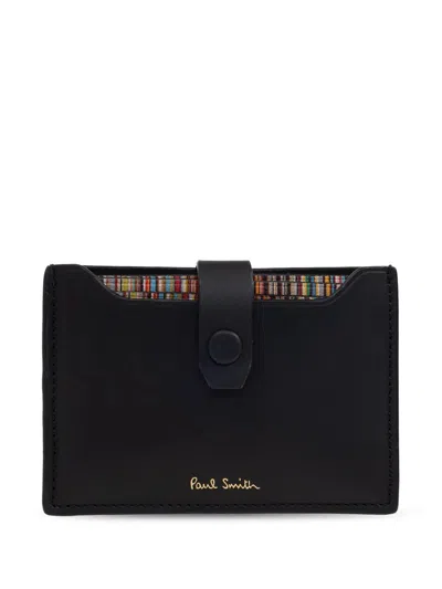 Paul Smith Men Wallet Pullt Crd Hldr In Black